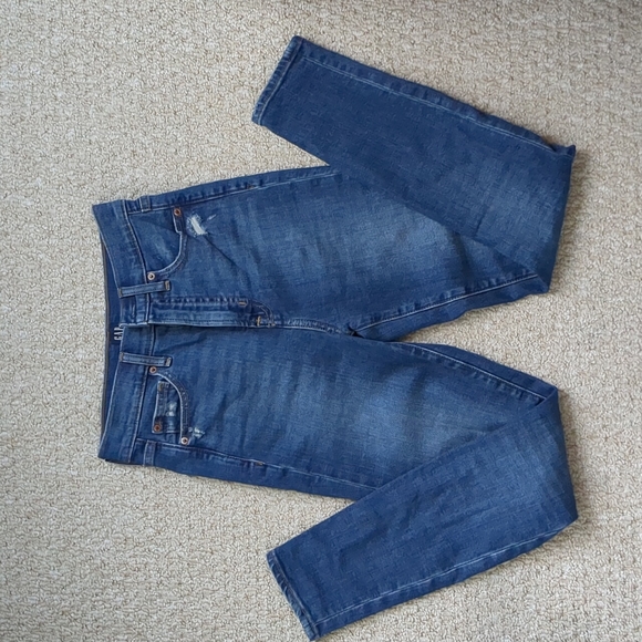 Gap High rise skinny blue jeans size 24 - Picture 2 of 5
